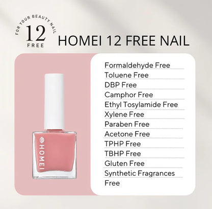 HOMEI 12 Free Nail Hardener Cranberry Red